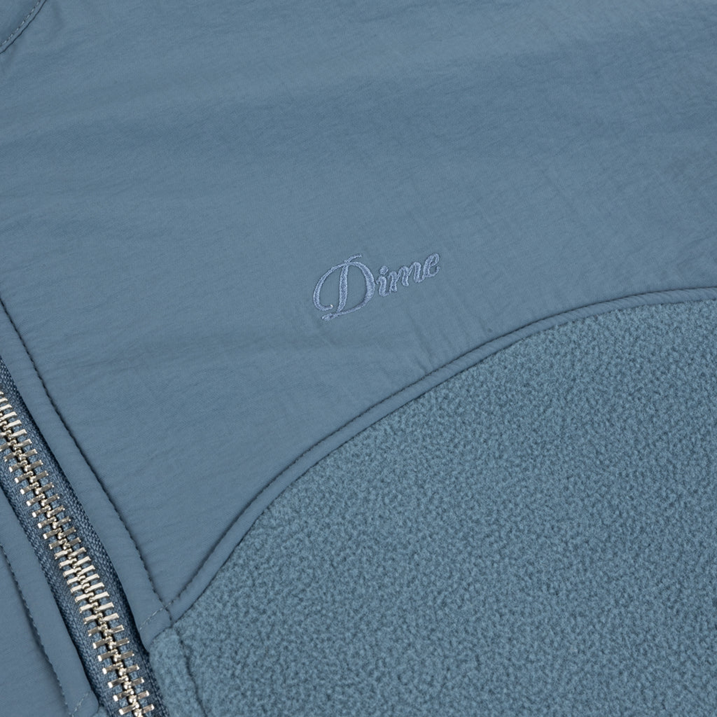 Dime MTL Heavyweight Fleece Jacket Slate Blue
