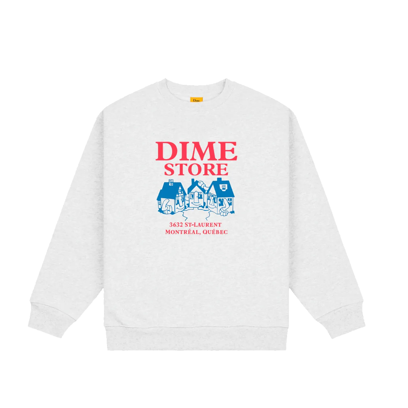 Dime MTL Skatecamp Crewneck Ash - ARROW & BEAST