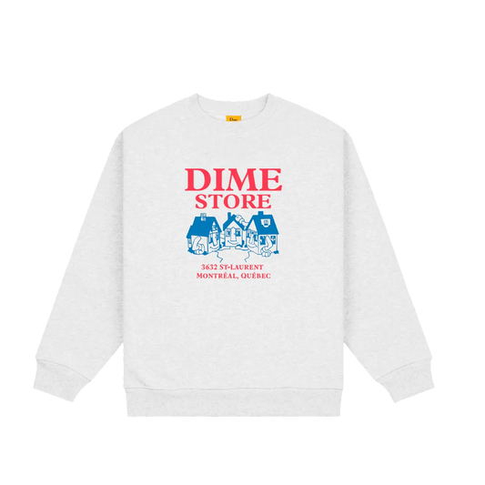 Dime MTL Skatecamp Crewneck Ash - ARROW & BEAST