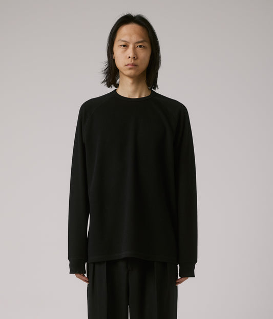 FORMER MERCHANDISE ANDERSON LS WAFFLE BLACK
