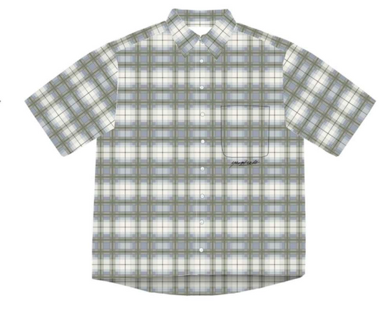 Yardsale XXX Faded Plaid Shirt (White) White