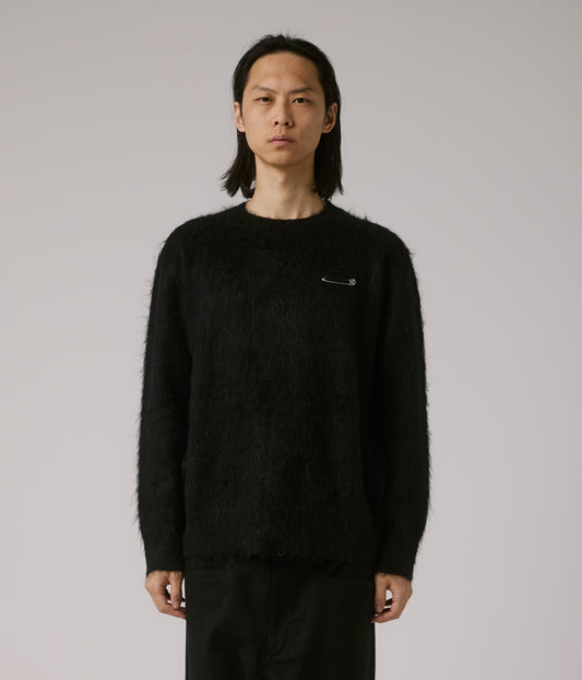 FORMER MERCHANDISE CRUX KNIT CREW BLACK