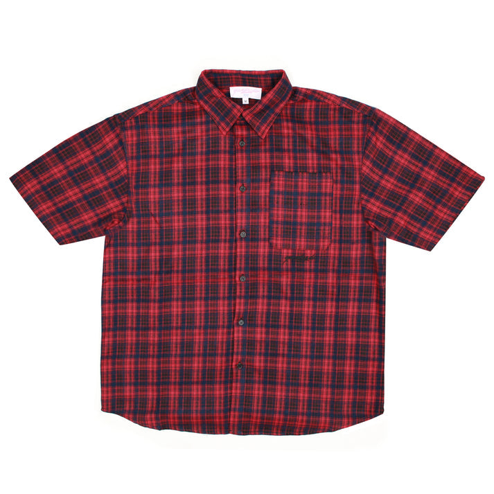 Yardsale XXX Faded Plaid Shirt  Red