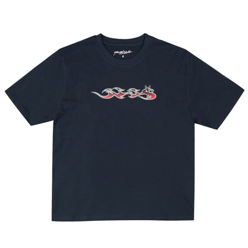 Yardsale XXX Phantasy Flame T-Shirt Navy