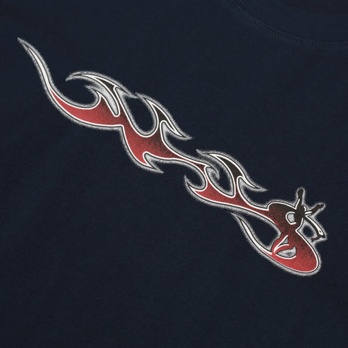 Yardsale XXX Phantasy Flame T-Shirt Navy