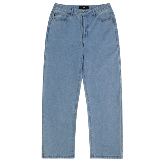 Former Merchandise Crux Denim Pant Washed Blue - ARROW & BEAST