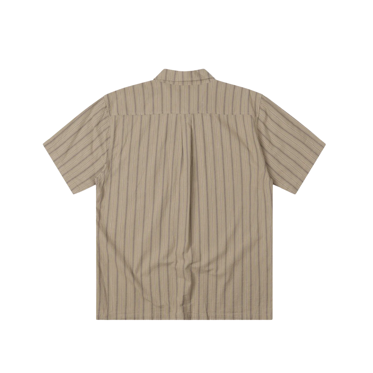 Former Merchandise Reynolds Striped Shirt Moss - ARROW & BEAST