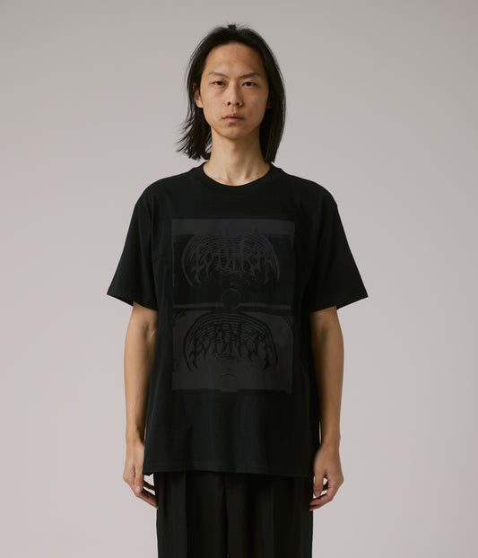 FORMER MERCHANDISE COMPLICRUX T-SHIRT BLACK OVERDYE