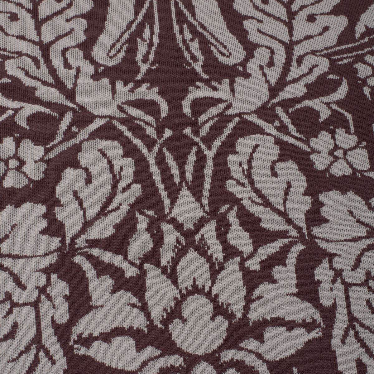 GX1000 Jacquard Knit Floral Sweater Brown / Cream - ARROW & BEAST