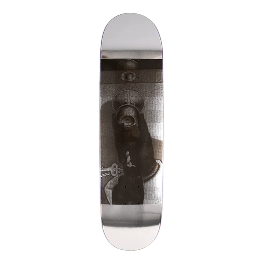 Glue Skateboards Lock And Key 1 Deck Silver