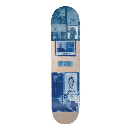 Glue Skateboards Ostrowski Fall Into Your Sister's Love II Deck Natural