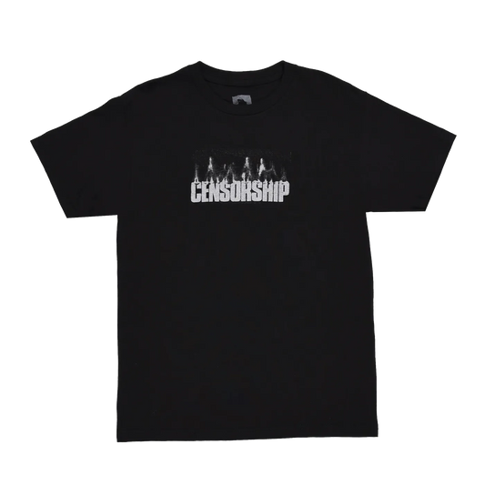 Glue Skateboards Censorship Tee Black