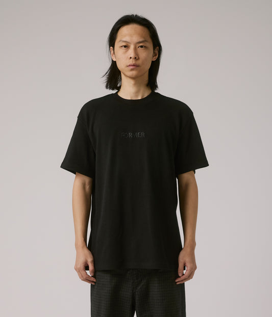 FORMER MERCHANDISE LEGACY WAFFLE T-SHIRT BLACK
