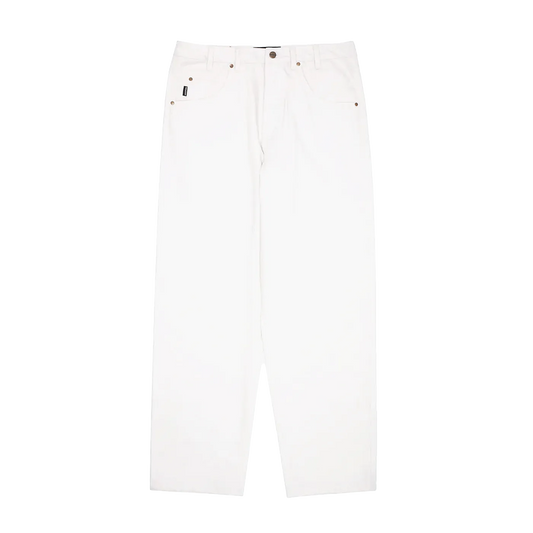 GX1000 Baggy Denim Pant White