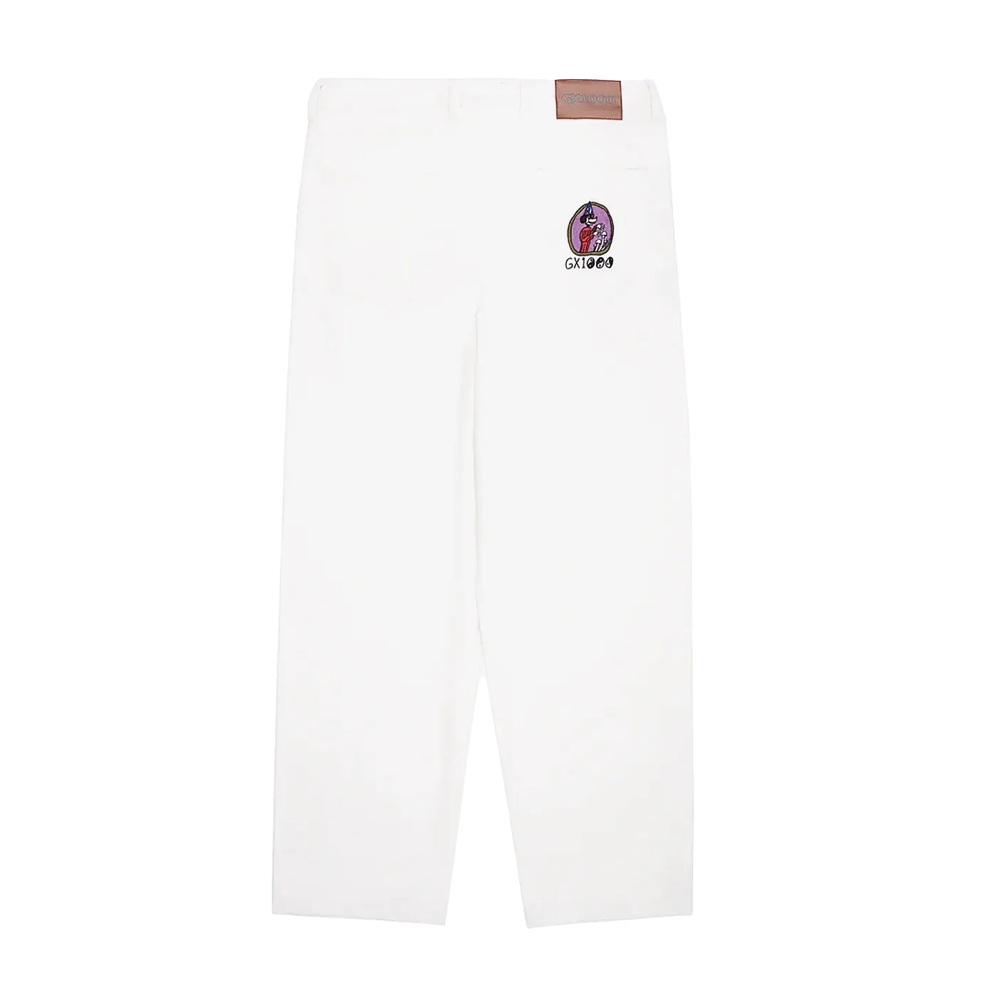 GX1000 Baggy Denim Pant White