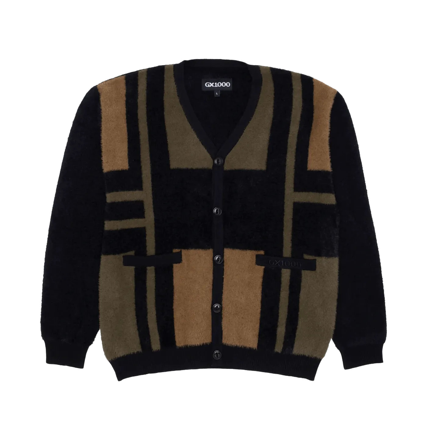 GX1000 Cardigan Black Brown - ARROW & BEAST
