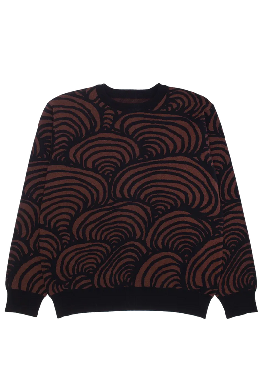 GX1000 Jaquard ZK Sweater Brown