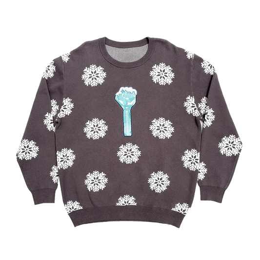 Hardies Hardware Ice Cold Intarsia Crewneck Sweater