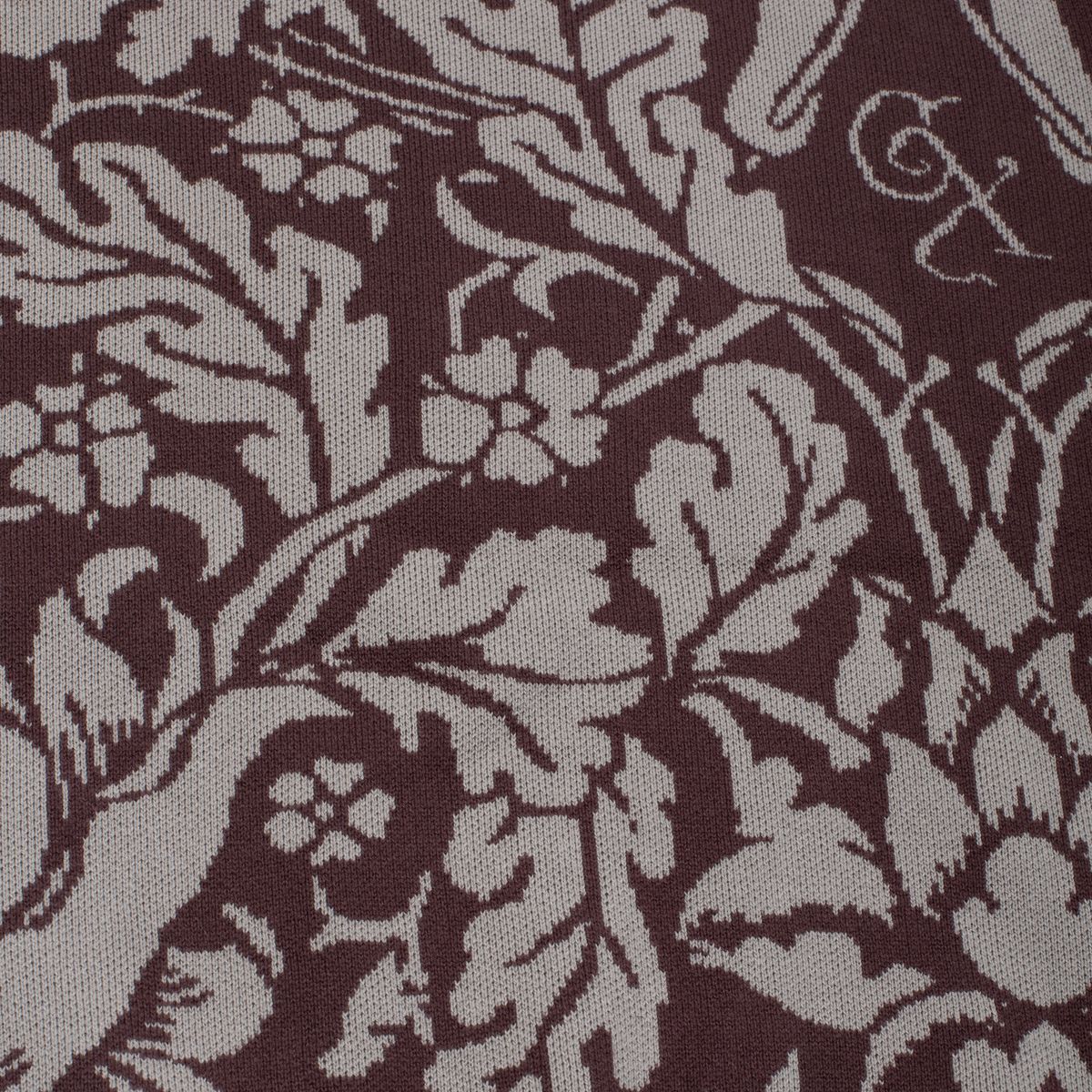 GX1000 Jacquard Knit Floral Sweater Brown / Cream - ARROW & BEAST
