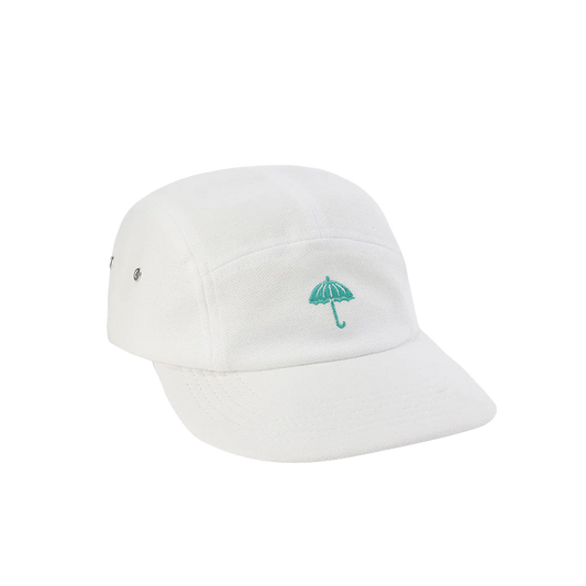 Helas Limited Classic Pique 5 Panel Cap White - ARROW & BEAST