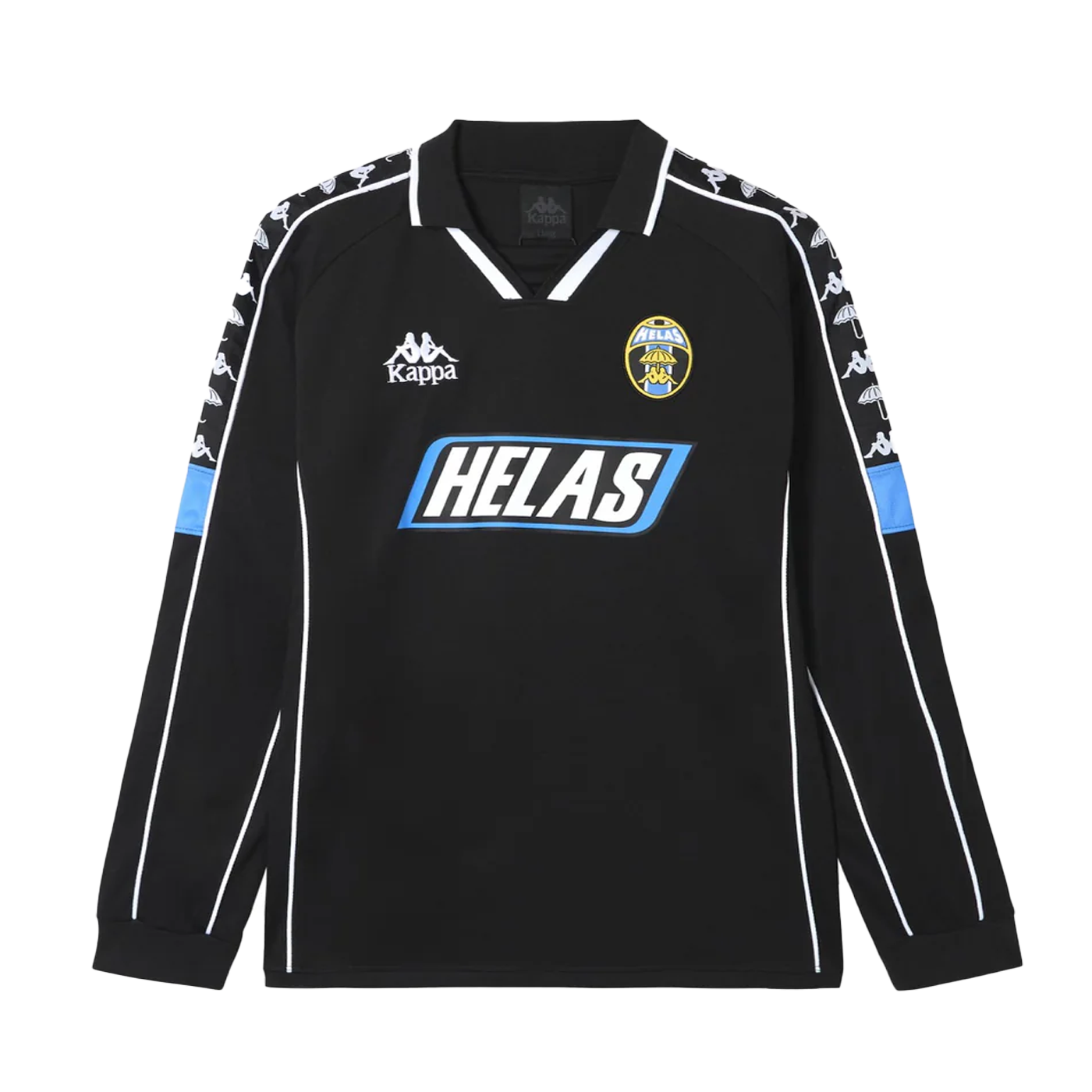 Helas Limited x Kappa LS Polo Jersey Black