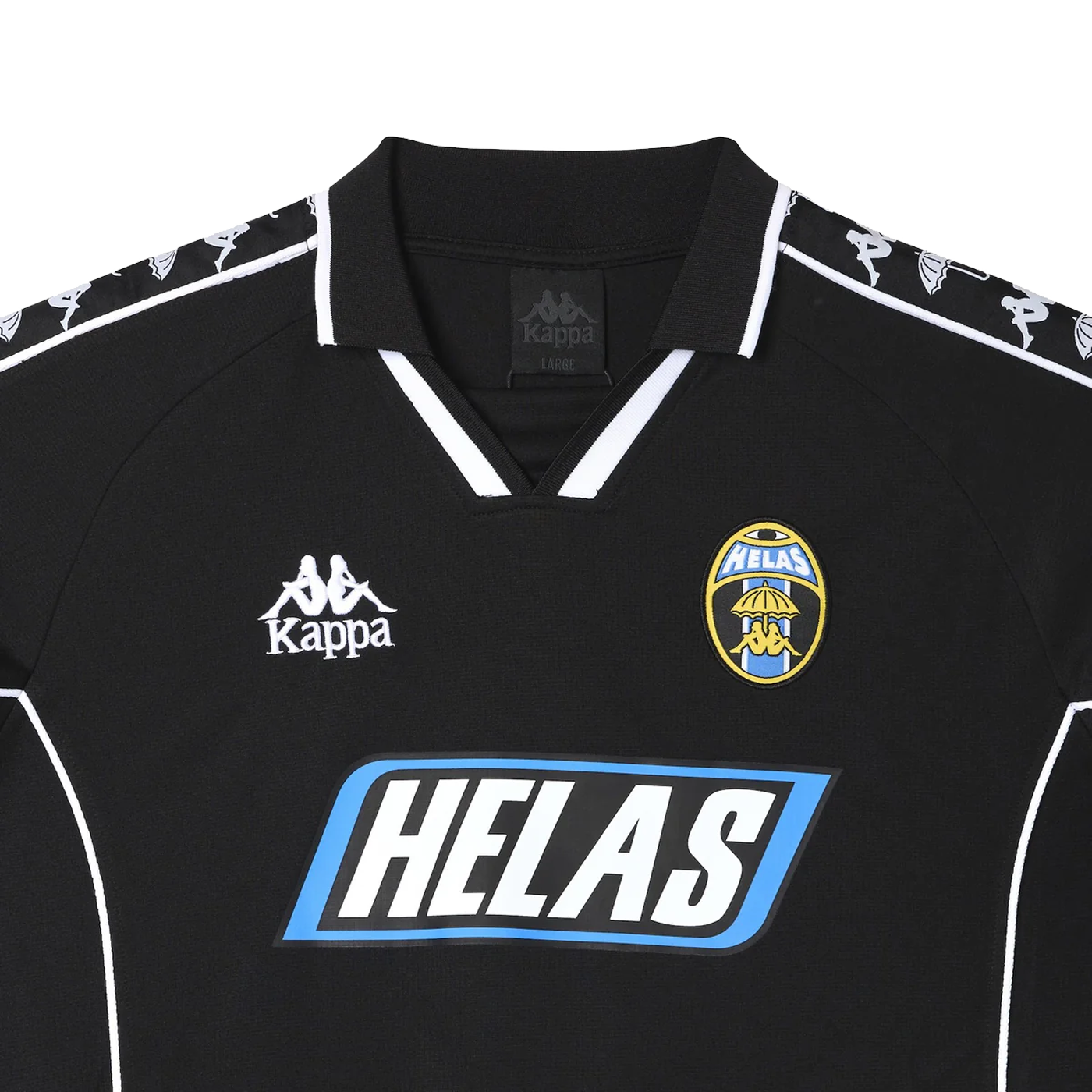 Helas Limited x Kappa LS Polo Jersey Black