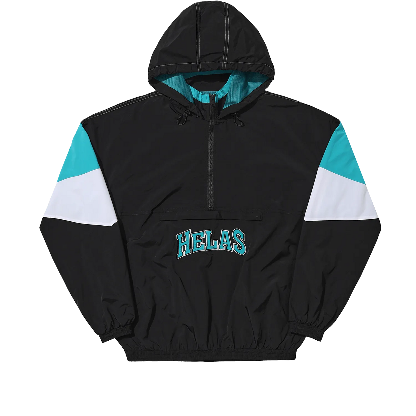 Hélas Limited Requins Quarter Zip Jacket Black - ARROW & BEAST