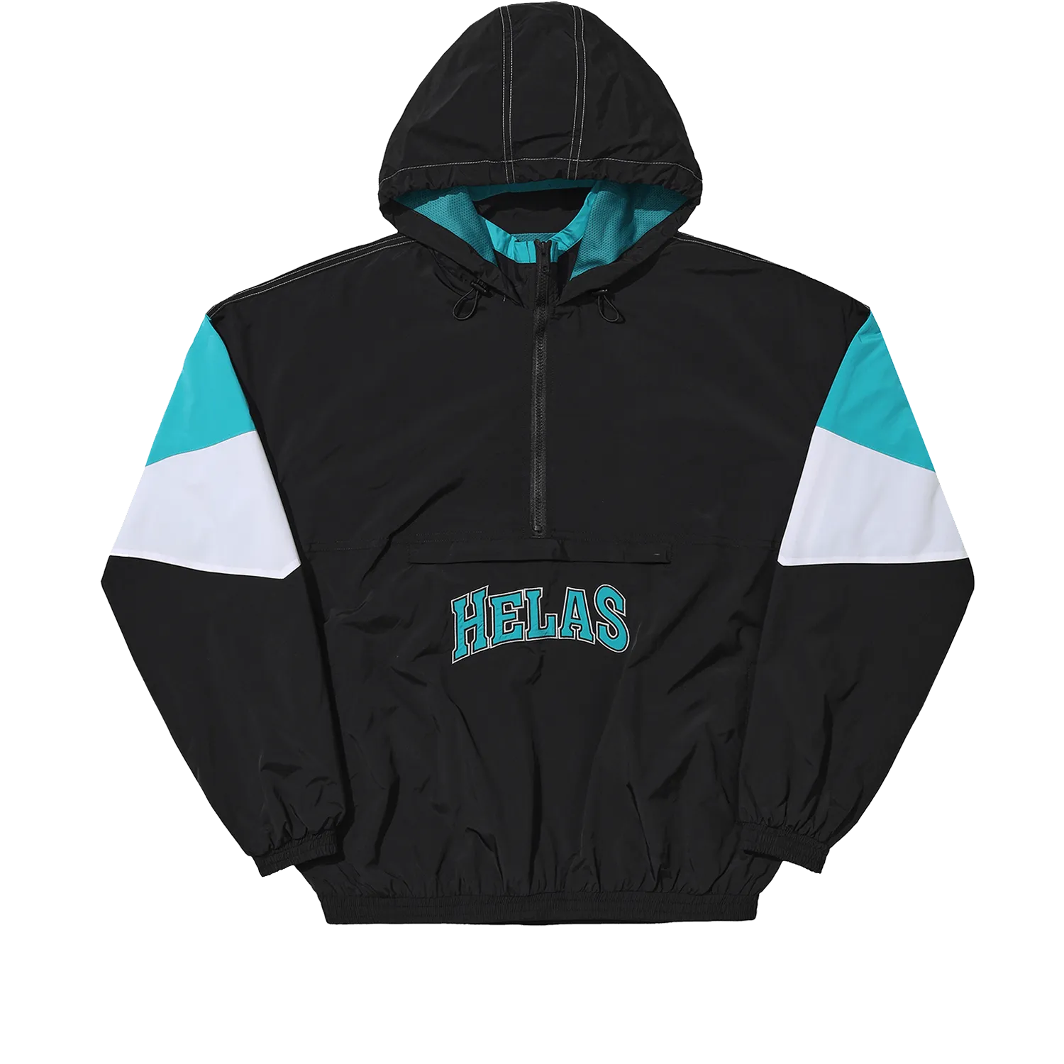 Hélas Limited Requins Quarter Zip Jacket Black - ARROW & BEAST