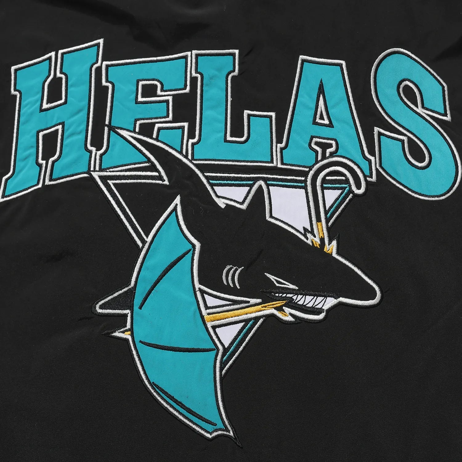 Hélas Limited Requins Quarter Zip Jacket Black - ARROW & BEAST