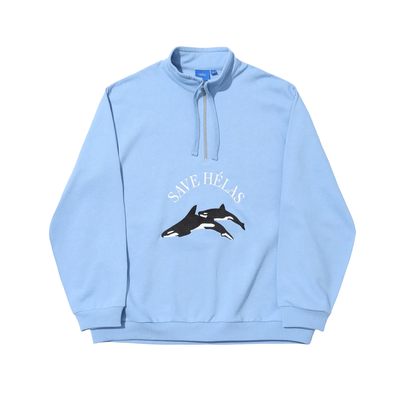 Hélas Limited Save Quarter Zip Blue