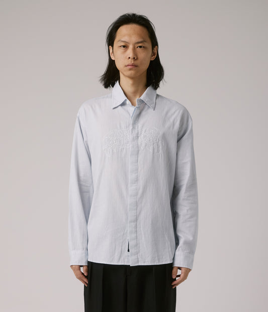 FORMER MERCHANDISE PUNCTURE LS SHIRT WHITE