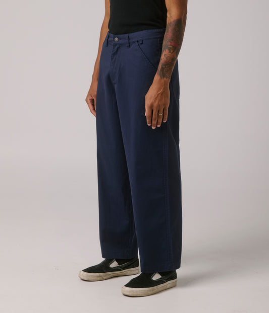 FORMER MERCHANDISE REYNOLDS WORK PANT WORN NAVY