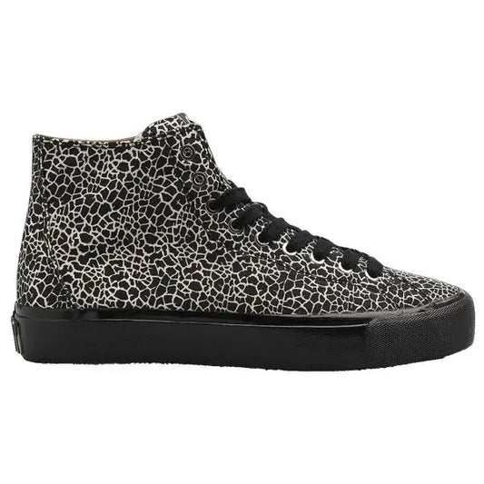 Last Resort AB VM003 Hi Canvas Cracked - Black White Black ONLINE ONLY - ARROW & BEAST