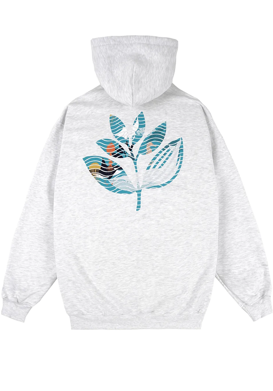 Magenta Deep Plan Hoodie Ash