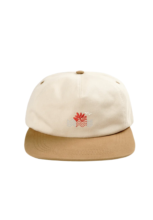 Magenta Skateboards Sunset Snapback Hat Sand