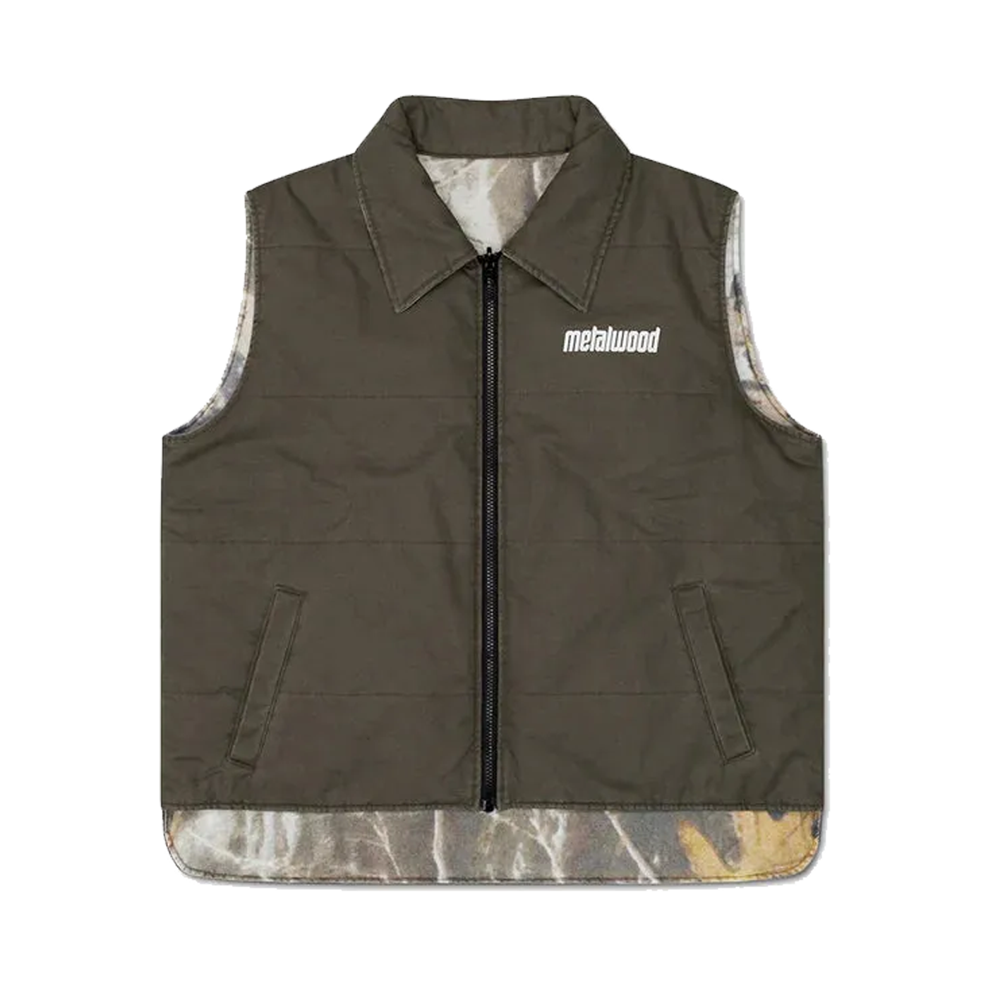 Metalwood Poly Filled Reversible Vest
