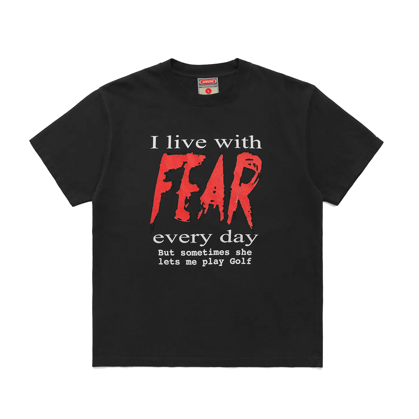Metalwood Studio Fear Tee Black