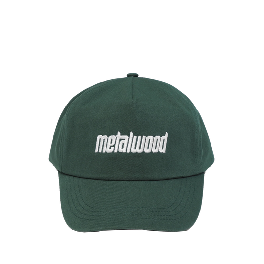 Metalwood Studio Metal Logo 5-Panel Hat Spruce
