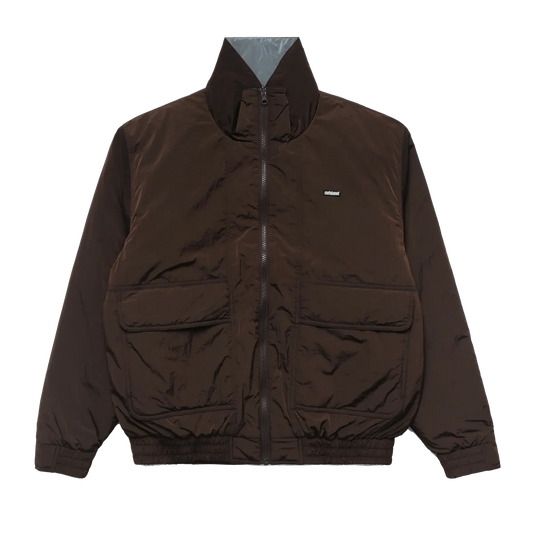 Metalwood Studio Reversible Bomber Jacket Brown Alloy - ARROW & BEAST