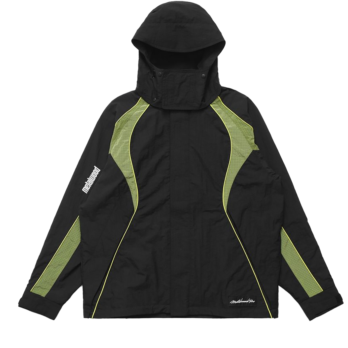 Metalwood Studio Speed Fishing Jacket Black Green