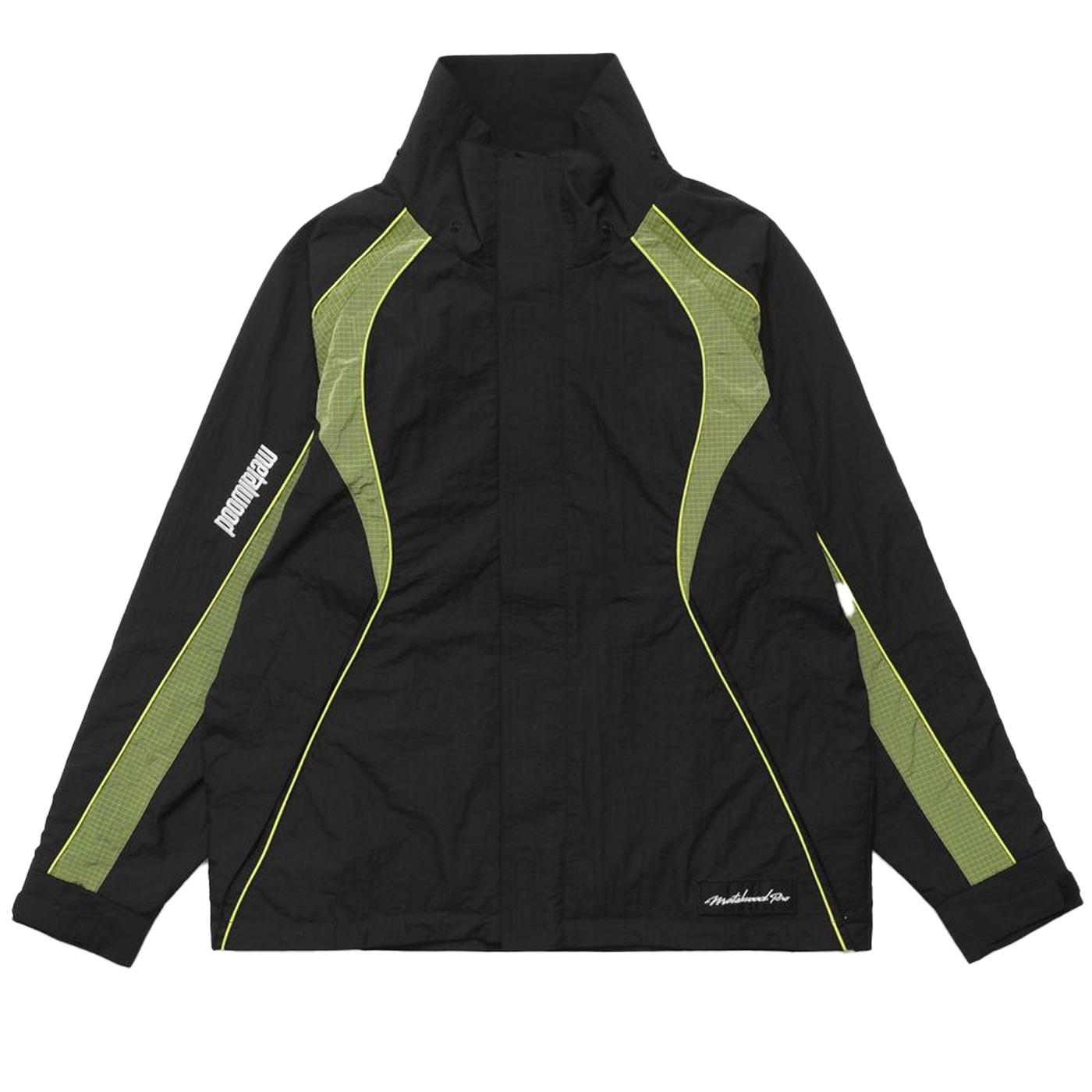 Metalwood Studio Speed Fishing Jacket Black Green