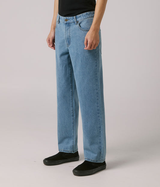 FORMER MERCHANDISE CRUX DENIM PANT WASHED BLUE