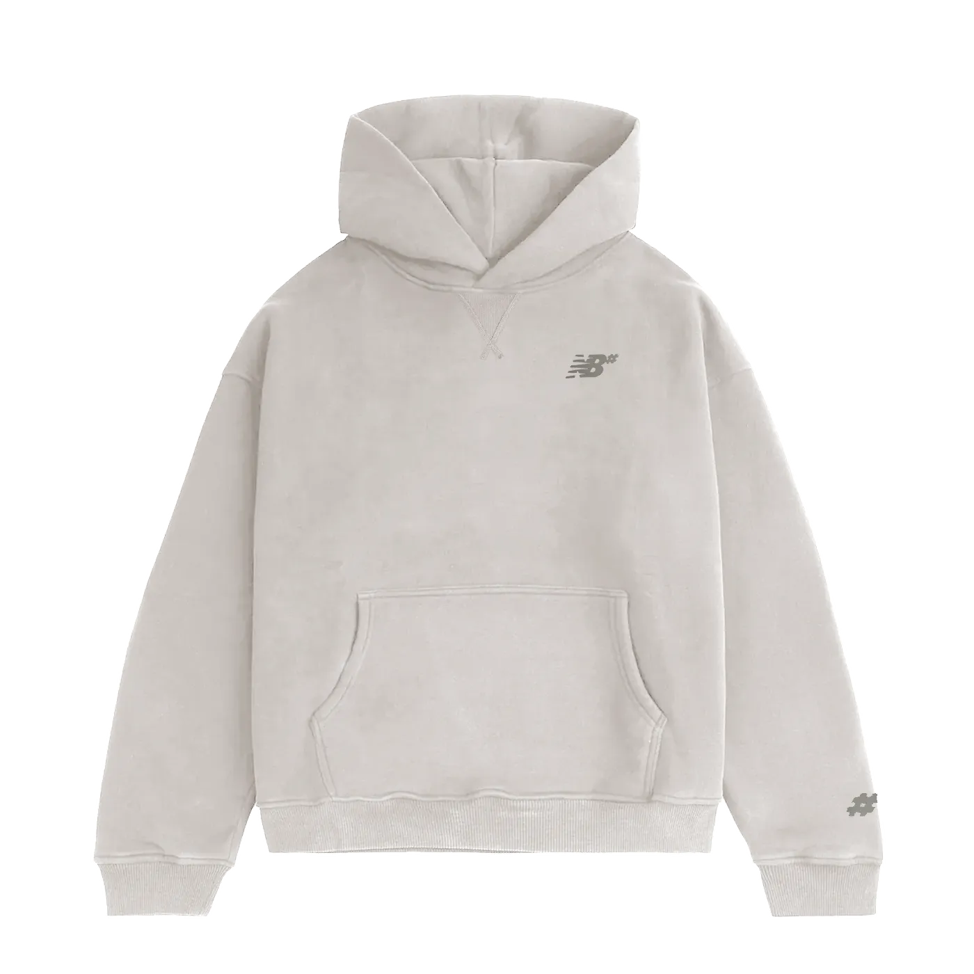 New Balance Numeric French Terry Hoodie Oatmeal Heather MT51960OTH - ARROW & BEAST