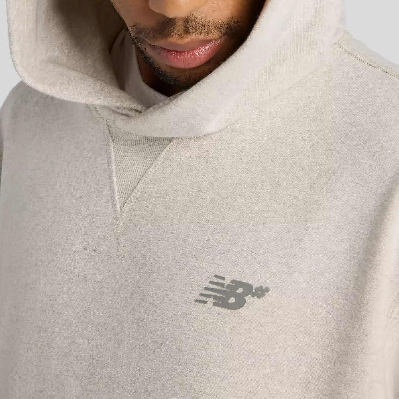 New Balance Numeric French Terry Hoodie Oatmeal Heather MT51960OTH - ARROW & BEAST