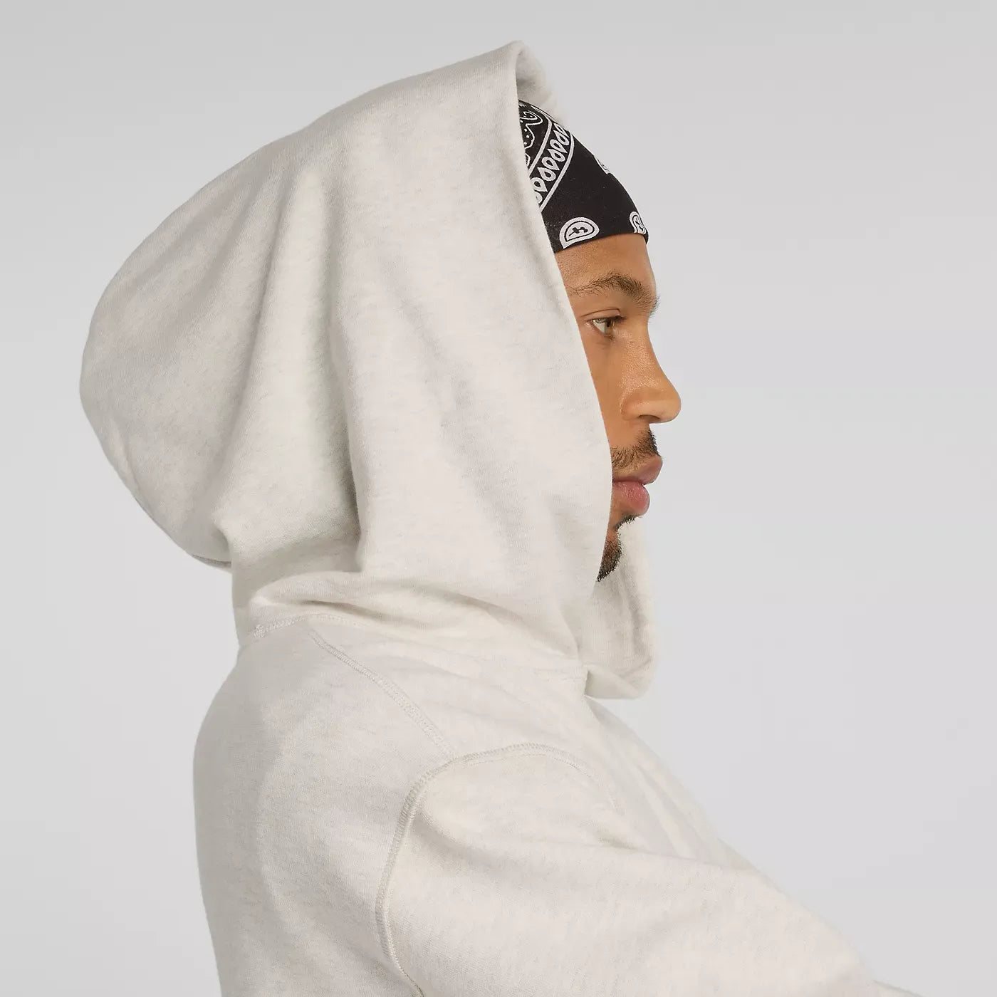 New Balance Numeric French Terry Hoodie Oatmeal Heather MT51960OTH - ARROW & BEAST