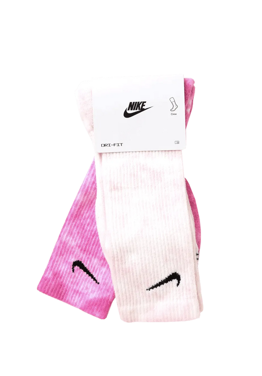 Nike SB Everyday Plus Crew Socks Tie Dye Red