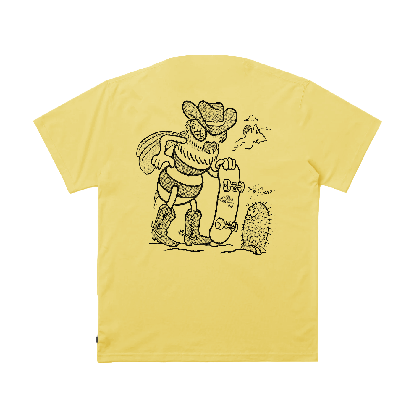 Nike SB Max90 Skate Western Bee T-Shirt Yellow