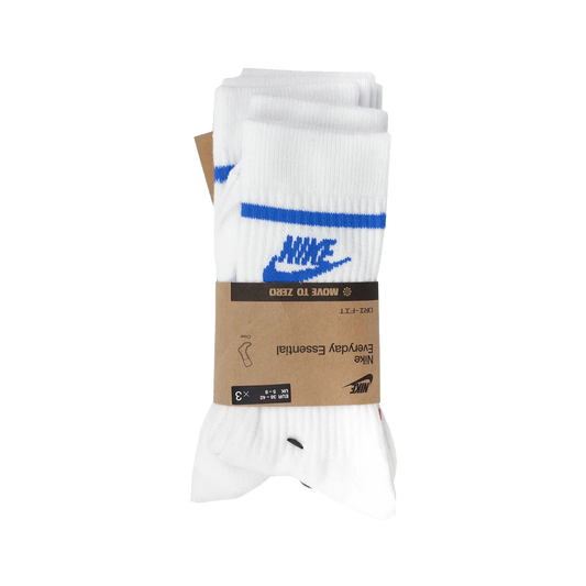 Nike Sportswear Dri-Fit Everyday Essential Socks White Blue