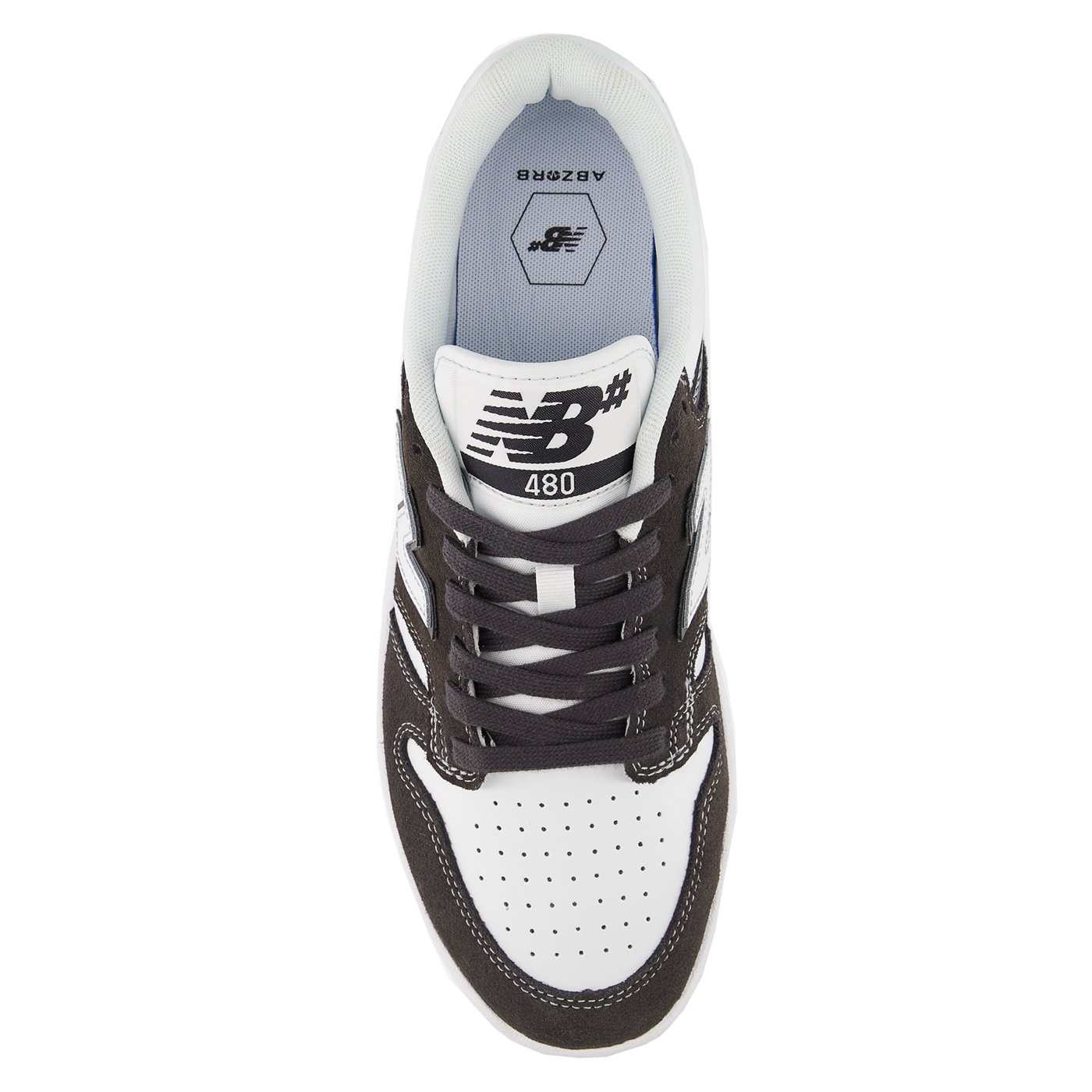 New Balance Numeric Skate Shoe White Green Brown NM480BAB