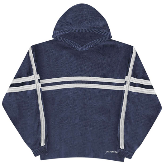 Yardsale XXX Athletic Knitted Hood Navy - ARROW & BEAST